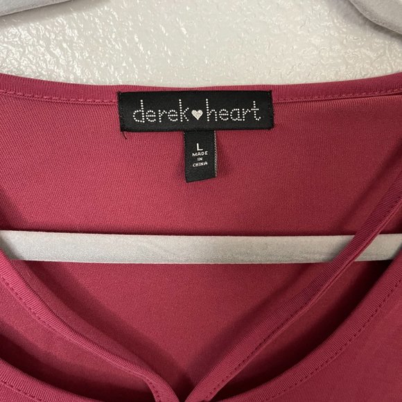 derek heart - Pink Bodycon Mini Dress - Picture 3 of 3